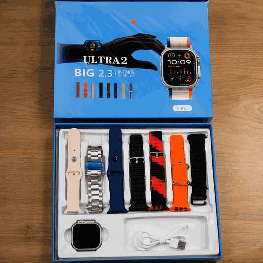 7 in 1 Strap Multi-Color & Premium Design Smartwatch